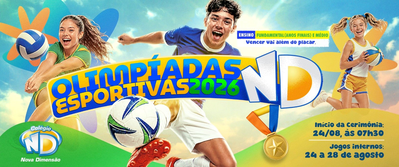 Banner Colégio Nova Dimensão